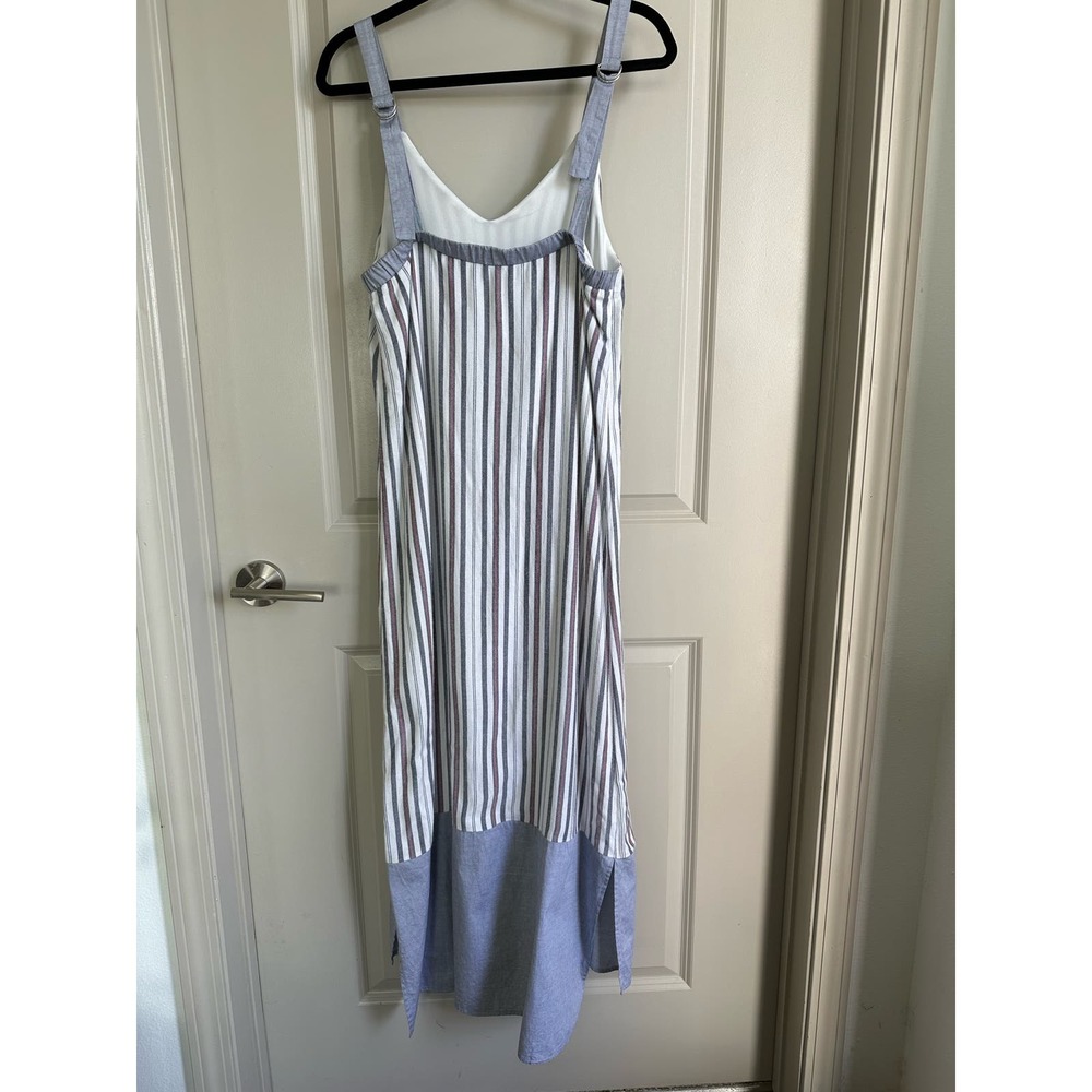 Doe & Rae Beachy Stripe Sleeveless Maxi Dress Sz. Small - Picture 8 of 9
